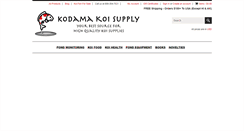 Desktop Screenshot of kodamakoisupply.com